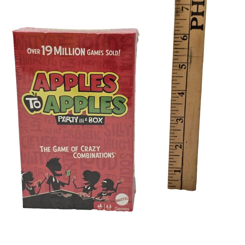 Apples to Apples Party in a Box Card Game Mattel Family‎ Party Game Sealed